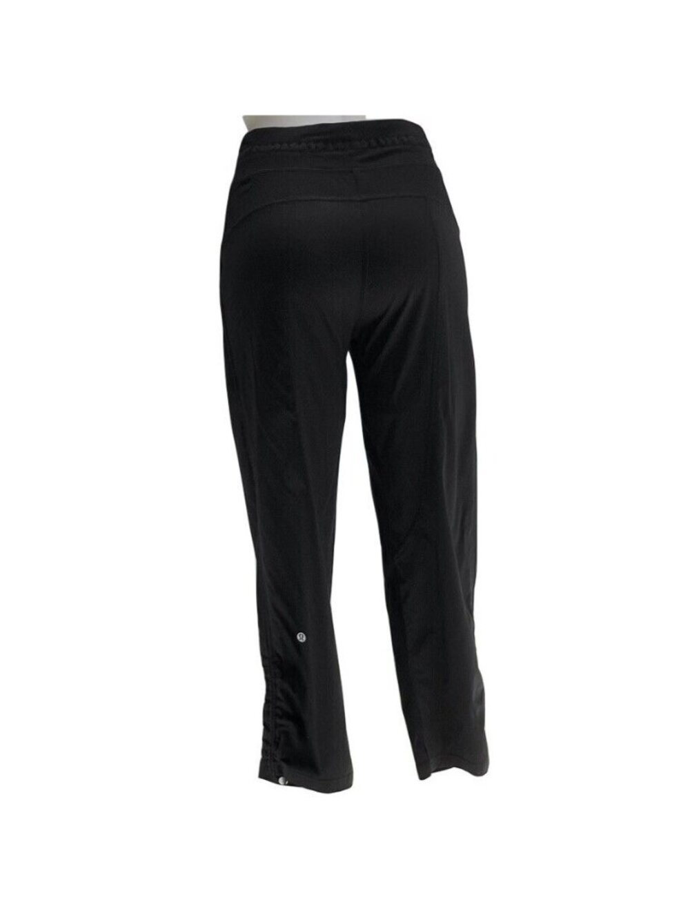 LULULEMON Athletica Dance Studio Cropped Pants Jogger Women's 4 Black Activewear - Picture 2 of 9